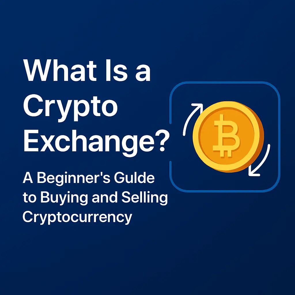 What Is a Crypto Exchange infographic showing centralized and decentralized platforms